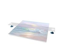 Ceolup Repose-main pour artiste - Repose-main incliné pour peinture - Bras en acrylique transparent réglable en hauteur pour peintres, étudiants