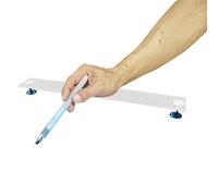 Ceolup Repose-main pour artiste - Repose-main incliné pour peinture - Bras en acrylique transparent réglable en hauteur pour peintres, étudiants