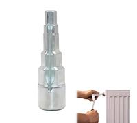 CeoxThao Clé de Montage Étagée Universelle pour Sanitaire et Chauffage, Outil Multifonction pour Sanitaires et Radiateurs, Clé étagée 1/2" à Douille pour Robinet de Radiateur à Cliquet