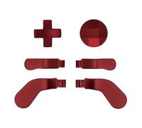 Ceozon Replacement Back Paddles 6 pcs Metal Stainless Steel Trigger Locks D Pads Direction Keys for Xbox One Elite Controller Series 2 Xbox One Elite Accessories (Red)