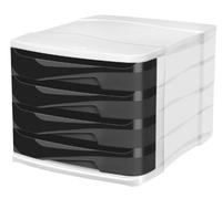 CEP Office Solutions Bloc de classement 4 tiroirs Isis GreenSpirit 90% recyclé Gris clair/graphite