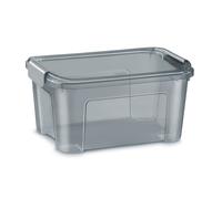 Cep Boîte de rangement 13 L avec couvercle - Gris translucide