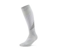 CEP - Core Run Merino Socks Mid Cut 3.0 - Chaussettes en laine mérinos homme Grey / White - III