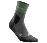 CEP - Hiking Merino Mid-Cut Socks - Chaussettes de compression - IV | EU 42-45 - green / grey