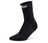 CEP Hommes Core Run Socks Mid Cut 5.0 Vêtements De Course Chaussettes De Compression Black - Noir Iv