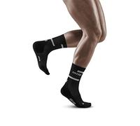 CEP The Run chaussettes Mid Cut Running noir III