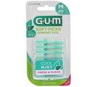 GUM® Soft-Picks® Comfort Flex Medium Mint Bâtonnet(S) 40 pc(s)