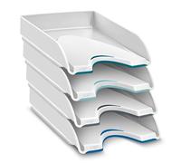 CEP Set de 4 Bacs à courrier Nuance Soft pour documents A4 - Blanc