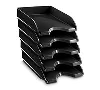 CEP - Lot de 10 Corbeilles à courrier - 200+ GreenSpirit - Noir