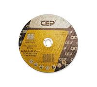 CEP Lot de 25 disques Meuleuse d'angle à tronçonner Rainureuse en métal et inox 230 x 2,0 x 22,23