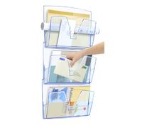 CEP Présentoir mural Ice 170 – Lot de 3 – Bleu transparent