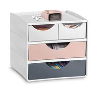 CEP Mini module de rangement MyCube 2 petits tiroirs + 2 grands tiroirs Mineral Rose poudré