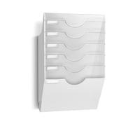 CEP Office Solutions - Présentoir mural ReCeption 153 - 6 cases A4 - Blanc