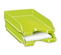 Cep Pro Corbeille À Courrier Gloss Pour Format 24 X 32 - Dimensions L25,7 X H6,6 X P34,8 Cm Vert Anis