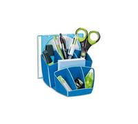 Cep Pro Multipot Gloss 6 Compartiments + 2 Espace - Dimensions L14,3 X H9,3 X P15,8 Cm Coloris Bleu Océan