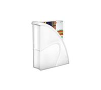 Cep Pro Porte-Revues Gloss - Dos 8 Cm X H31 X P25,9 Cm Coloris Blanc Arctique