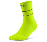 CEP - Pro Run Reflective Mid Cut 2.0 - Chaussettes de running - V | EU 45-48 - neon yellow
