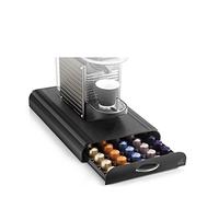 CEP Range-dosettes compatible Nespresso Organisateur pour 45-50 Capsules 1 Tiroir Support Machine à Café Plastique Take A Break Noir
