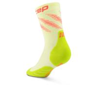 CEP - Run Edt. Elliptic Socks Mid Cut - Chaussettes de running - III | EU 39-43 - lime / neon coral