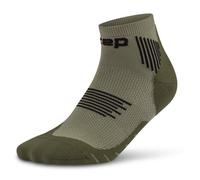 CEP - Run Socks Low Cut 5.0 - Chaussettes de running - III | EU 39-43 - olive