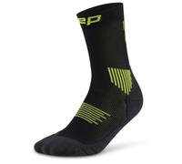 CEP - Run Socks Mid Cut 5.0 - Chaussettes de running - V | EU 46-50 - black / lime