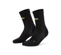 CEP - Run Ultralight Socks Mid Cut 4.0 - Chaussettes de running - IV | EU 43-46 - black / grey