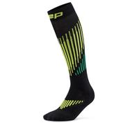 CEP - Women's Core Run Merino Tall 3.0 - Chaussettes de compression - III | EU 37-40 - black / lime