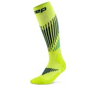 CEP - Women's Core Run Merino Tall 3.0 - Chaussettes de compression - III | EU 37-40 - lime / blue
