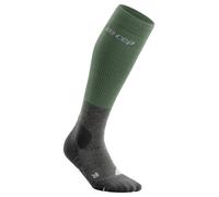 CEP - Women's Hiking Merino Socks - Chaussettes de randonnée - III | EU 37-40 - green / grey