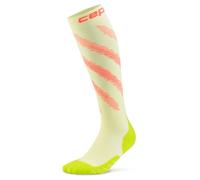 CEP - Women's Run Edt. Elliptic Sock Tall - Chaussettes de compression - IV | EU 40-43 - lime / neon coral