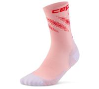 CEP - Women's Run Edt. Elliptic Socks Mid Cut - Chaussettes de running - IV | EU 40-43 - pink / red
