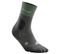 CEP - Women's The Run Socks Mid Cut - Chaussettes de running - III | EU 37-40 - green / grey