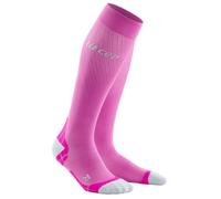 CEP WP207Y Compression Tall Socks Ultralight Pink/Light Grey II Running Socks