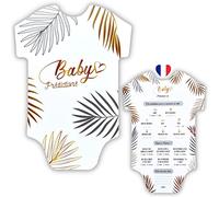 Céparty x25 Carte de Jeu Baby Shower - Kit pour Gender Reveal et Fete prénatale - Animation Tendance de pronostic Naissance du Futur bébé Fille ou Garcon - Cartes d'activité babyshower Mixte Gold Or