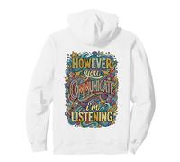 Cependant Vous communiquez, j'écoute Doodle Art SLP Sweat à Capuche