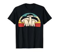 Cèpes Rétro Champignon du Cèpes Cadeau Cèpes T-Shirt Graphique avec Valeur, Homme, Noir, S