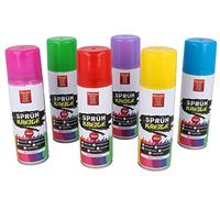 Lot de 3 sprays de craie de marquage, colorés, lavables