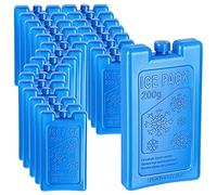 Cepewa Lot de 24 blocs réfrigérants réutilisables pour sac isotherme 200 ml 8,5 x 15 cm Éléments réfrigérants de -18 à +40° (1 lot de 24 blocs réfrigérants de 200 ml)