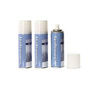 Cepewa Lot de 3 sprays de neige décorative, 111 ml, pour neige artificielle de Noël (1 lot de 3 sprays de neige)