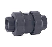 Cepex Clapets Anti-retour à Ressort Série 09029 Pvc-u Ø4 Dn80 Avec Joints Toriques Epdm Et Filetage Femelle Bsp