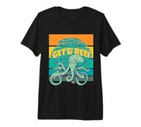 Céphalopode Descendez de Mon récif Kraken Octopus Squid Fish T-Shirt Haut de Gamme