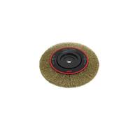 Cepillo circular alambre ondulado, diam. 250, 5 hileras, multieje, latón 0,30