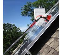 Cepillo cópico con alimentación de Agua para Limpieza de Ventanas y Paneles solares Kit de Limpieza de Ventanas con pértiga (couleur : 10 8 m/36 tartes)