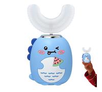 Cepillo De Dientes Eléctrico Infantil - Ultrasonido En Forma De U, Recargable USB | 3 Modos Con Temporizador, Cartoon Dinosaurio Para Niños 2-6 Años Higiene Bucal Diaria Casa