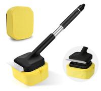 Cepillo de Grill sans Soies avec 2 Têtes de Rechange, Nettoyeur Sécurisé à Vapeur et Grattoir, Durable pour Grilles en Fonte/Acier Inoxydable, Cadeau Hommes Anniversaire