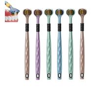 Cepillo Dental De Limpieza Multiángulo De Tres Cabezales, Tri-Head Multi-angle Cleaning Toothbrush, Soft Multi-Angle Cleaning