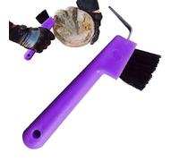 Cepillos para caballos infantiles 2 en 1 | Cepillo con limpiador de pezuñas - Mango cómodo y antideslizante, cepillado suave para crines y cola, accesorios de limpieza esenciales para pequeños jinetes