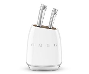 Ceppo con coltelli Smeg KBSF02WH 50 STYLE Bianco