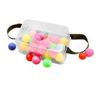 Ceprznvey Ball Shaking Game, Kids Movement Game, Interactive Toy, Funny Conversation Starter, Fabric Belt with 3-Hole Box, 30 Color Balls for Family Parties Gathering, 9.06x5.91x3.94 inches