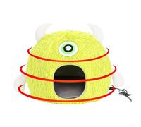 Ceprznvey Cat Bed, Safe Heated Pet Bed, Cozy Heated Pet House, Warming Cat Bed with Temperature Control, Heated Cat Bed, USB Plug-in Comfortable Pet Nest, Cat House for Small Pets Up to 7.5kg